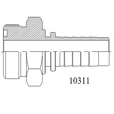 10311公製外（wài）螺紋（wén）平麵O型密封係列