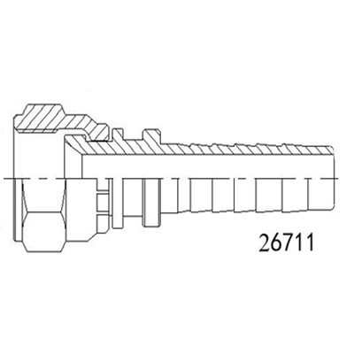 26711美製JIC內螺紋74°內錐麵係列